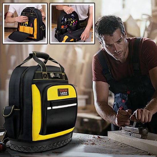 Caisse a outils ouverte avec plein de rangement