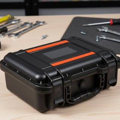 Boite a outils avec protection rigide