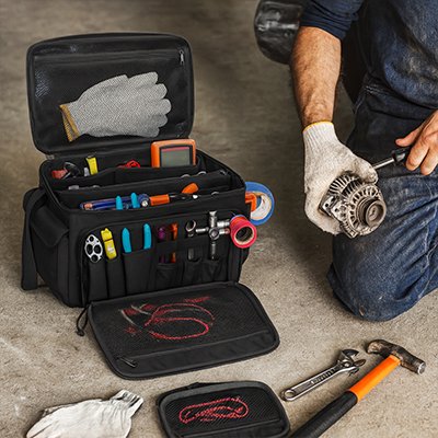 caisse a outils sac a lunch-noir