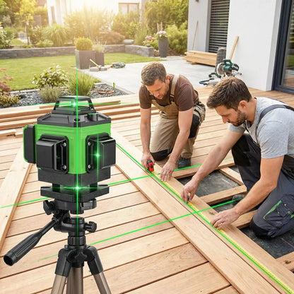 niveau laser avec ligne verte voyante