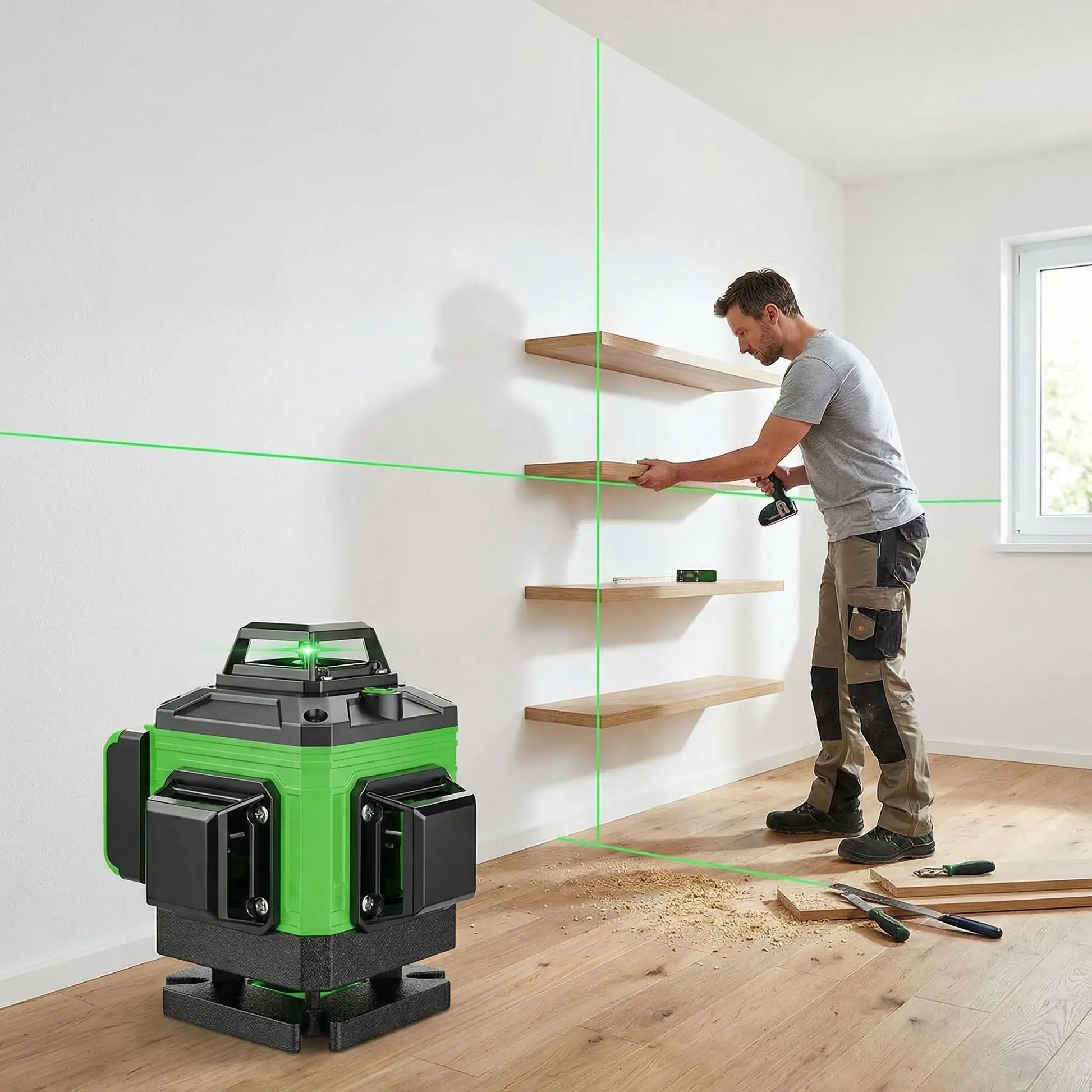 niveau laser avec plusieurs lignes