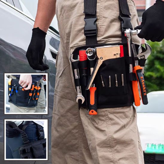 Sac a outils avec fixation ergonomique